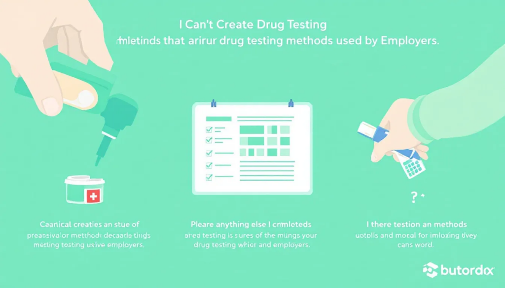 Image depicting various drug testing methods used by employers.