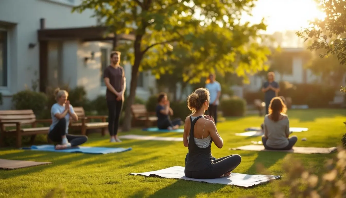 Life at the rehabilitation center, illustrating a healthy living environment for participants.