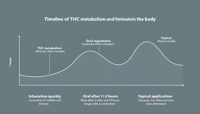 Impact of different consumption methods on THC levels.