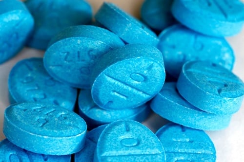Blue Adderall Pill