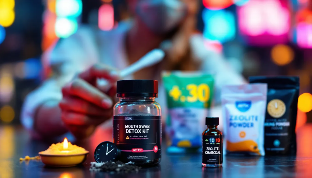 Detox products for mouth swab drug tests.
