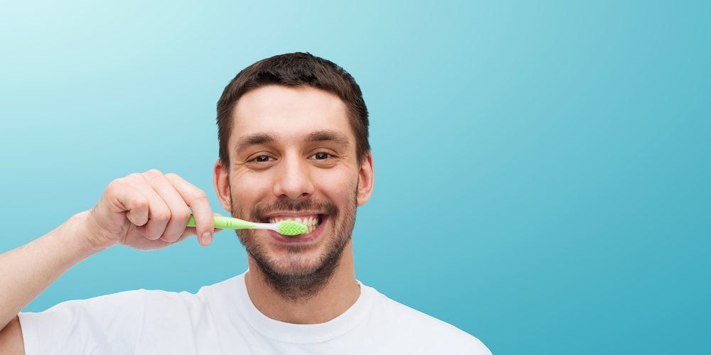 Oral hygiene practices to pass a mouth swab test.